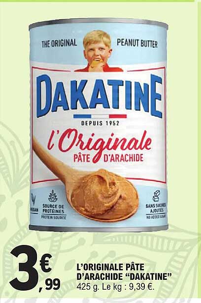 L'original Pâte D'arachide "dakatine"
