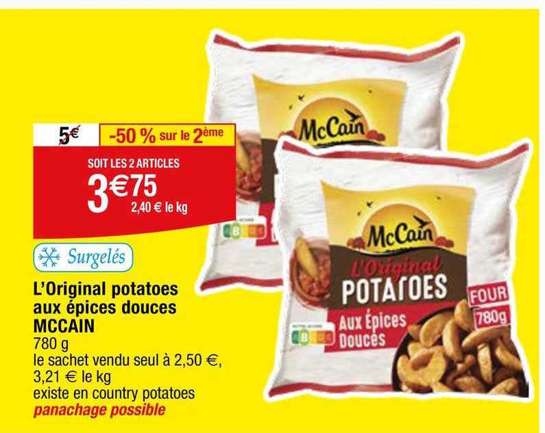 L'original Potatoes Aux épices Douces McCain