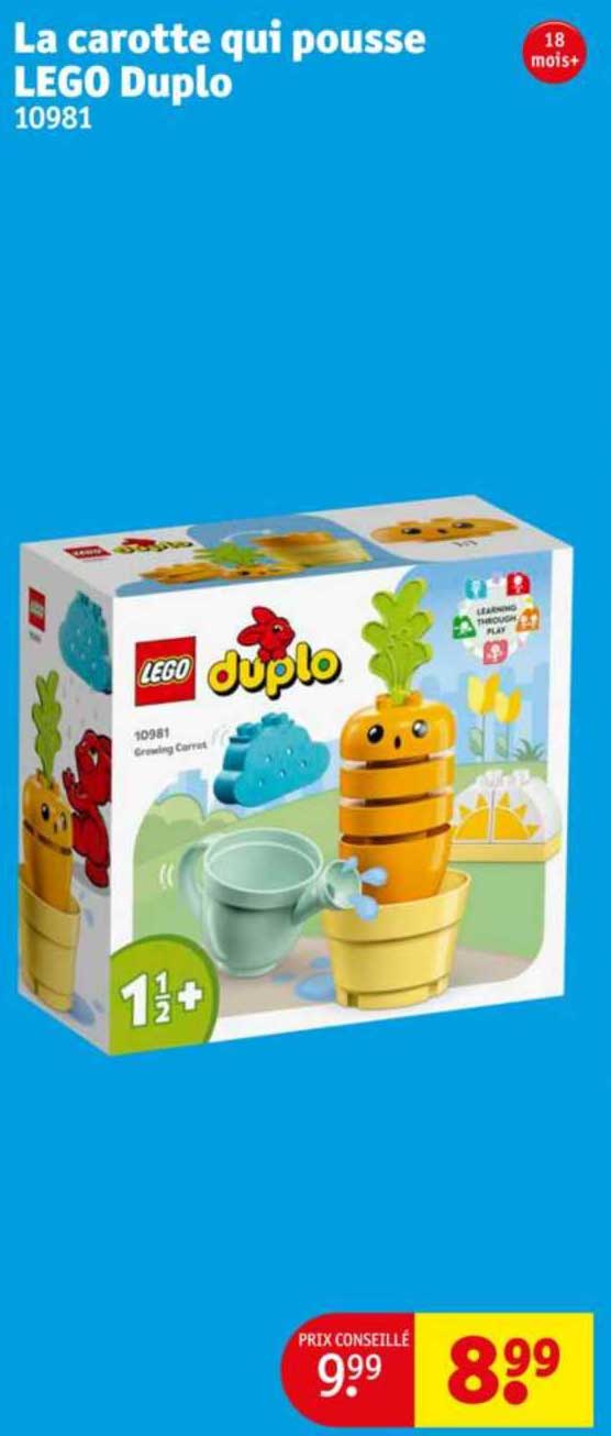 la carotte qui pousse lego duplo