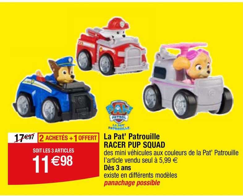 la pat' patrouille racer pup squad