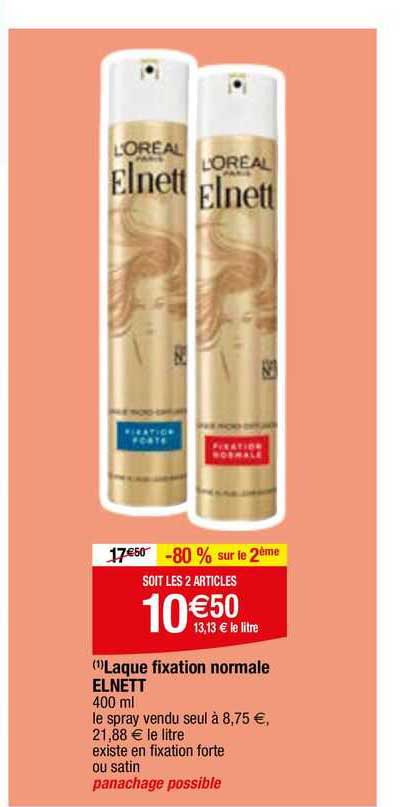 Laque Fixation Normale Elnett