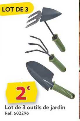 Lot De 3 Outils De Jardin