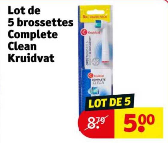 Lot De 5 Brossettes Complete Clean Kruidvat