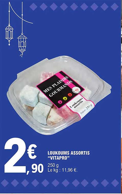 loukoums assortis "vitapro"