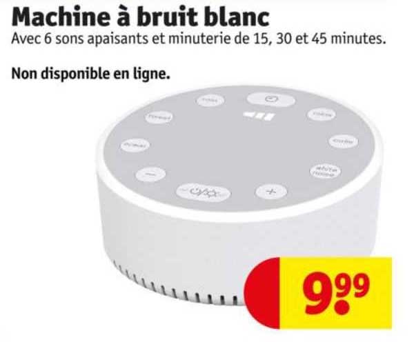 machine à bruit blanc
