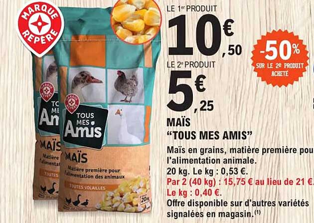 maïs "tous mes amis"