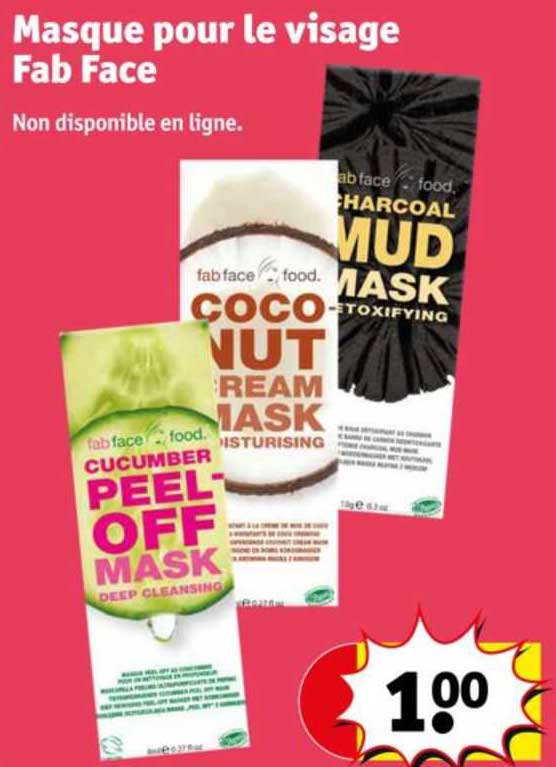 masque pour le visage fab face