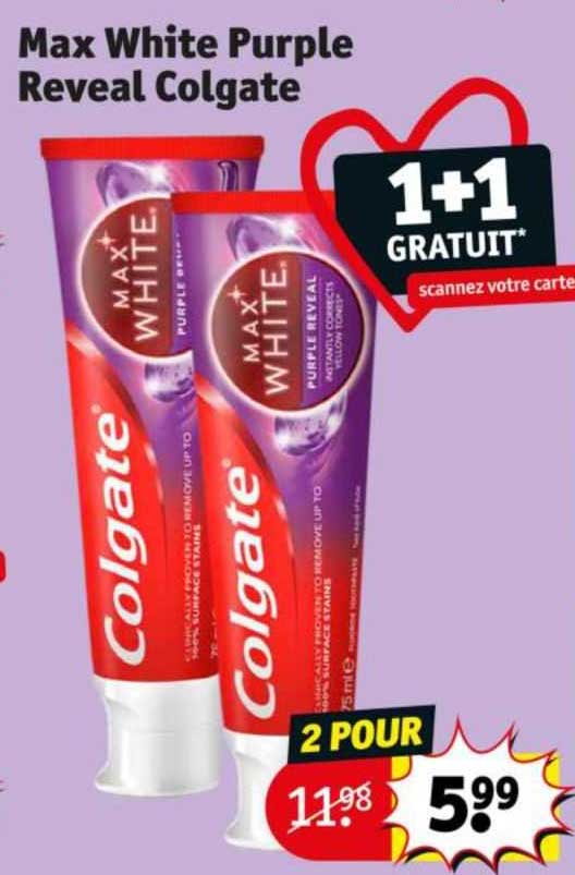 max white purple reveal colgate