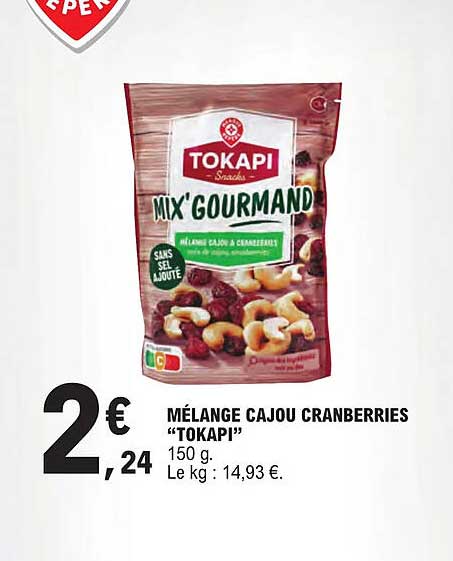 Mélange Cajou Cranberries "tokapi"
