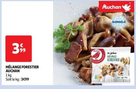 mélange forestier auchan