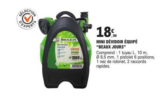 mini dévidoir équipé " beaux jours"