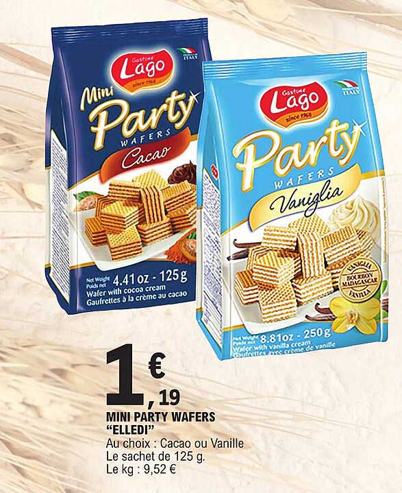 Mini Party Wafers "elledi"