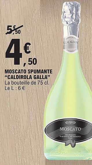 moscato spumante "caldirola galla"