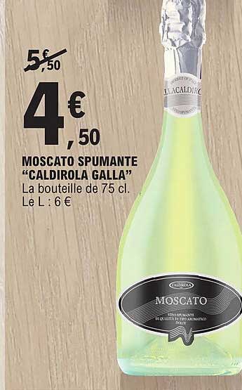 moscato spumante "caldirola galla"