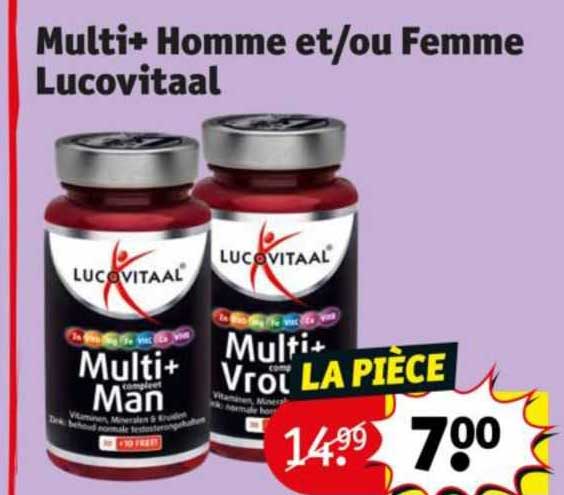 multi+ homme et/ou femme lucovitaal