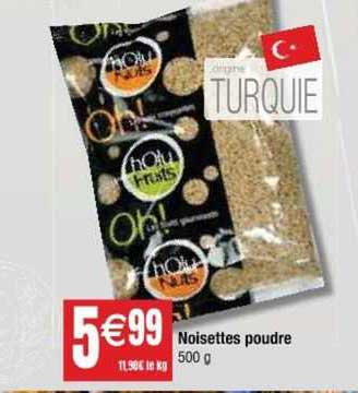 noisettes poudre holy fruits