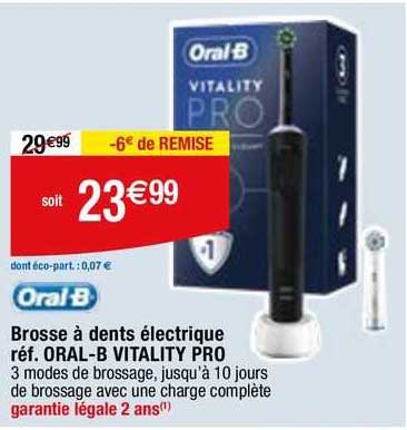 oral-b brosse à dents électrique réf. oral-b vitality pro