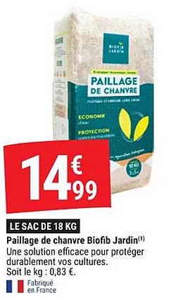 Paillage De Chanvre Biofib Jardin