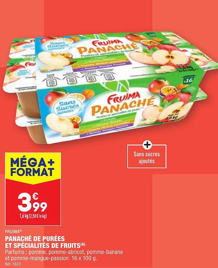 Panaché De Purées Et Spécialités De Fruits Fruima