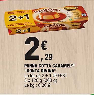 panna cotta caramel "bonta divina"