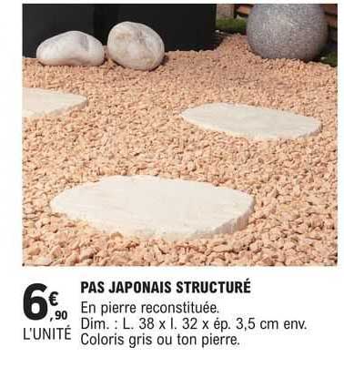 pas japonais structuré