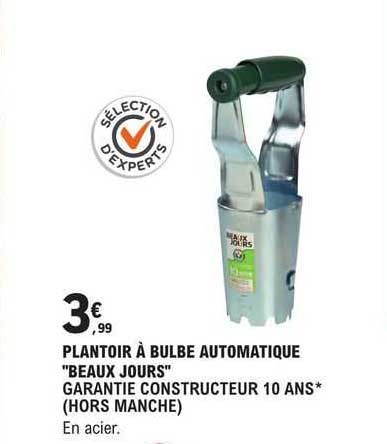 plantoir à bulbe automatique "beaux jours"