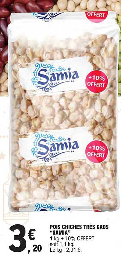 pois chiches très gros "samia"