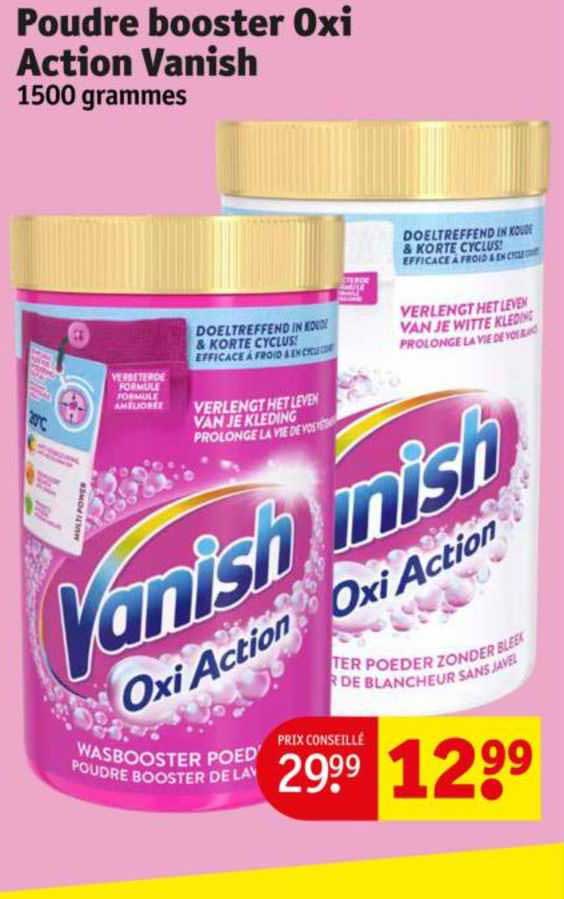 poudre booster oxi action vanish