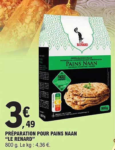 Préparation Pour Pains Naan "le Renard"