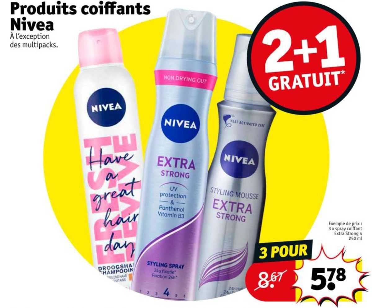 produits coiffants nivea