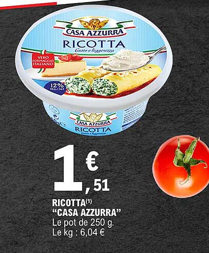 ricotta "casa azzurra"
