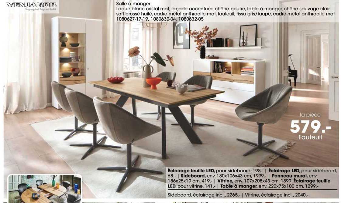 salle à manger venjakob, fauteuil