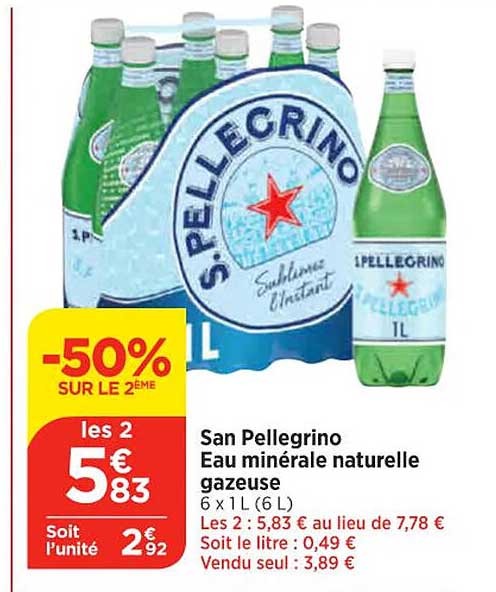 San Pellegrino Eau Minérale Naturelle