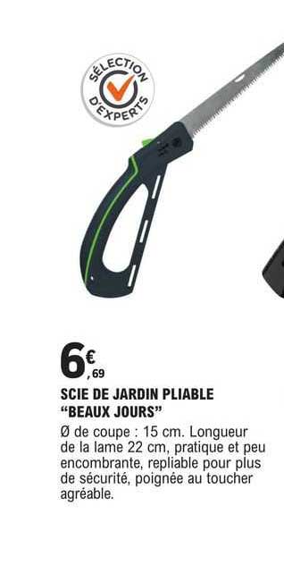 scie de jardin pliable "beaux jours"