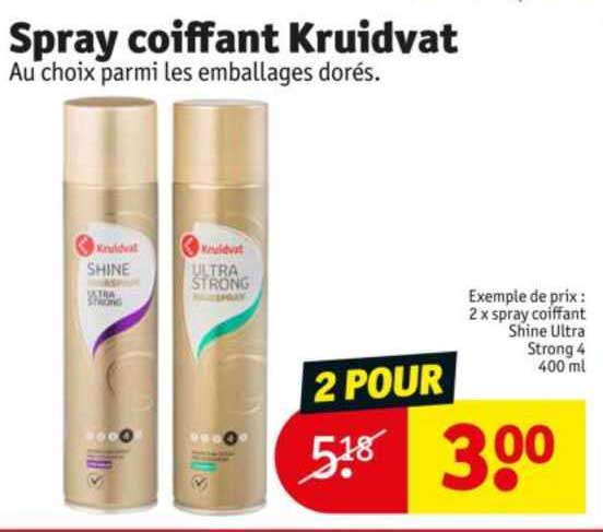 spray coiffant kruidvat