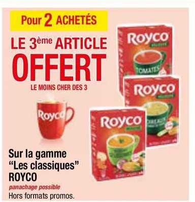 Sur La Gamme "les Classiques" Royco