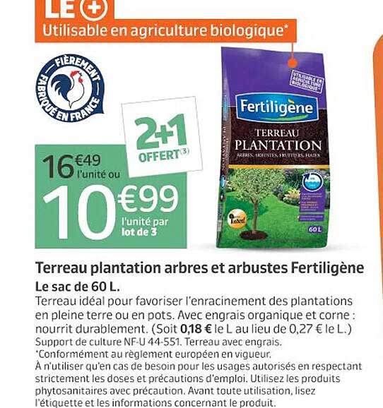 Terreau Plantation Arbres Et Arbustes Fertiligène