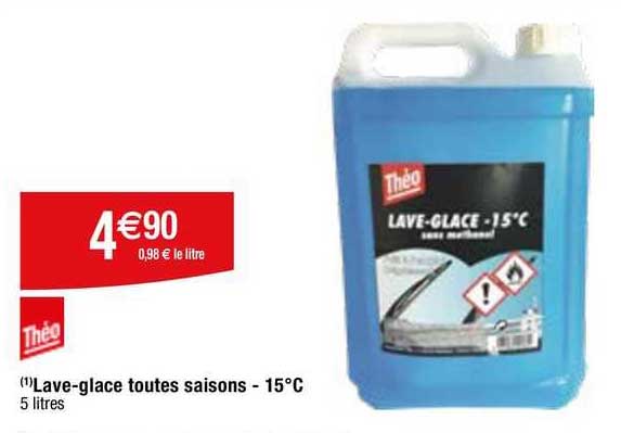 théo lave-glace toutes saisons - 15°c