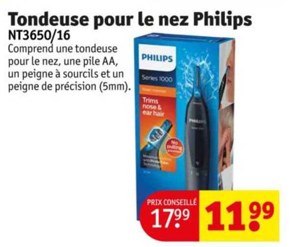 Tondeuse Pour Le Nez Philips