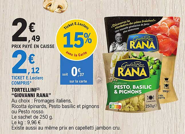 tortellini "giovanni rana"