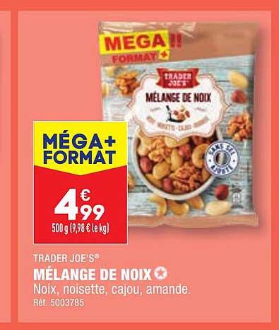 trader joe's mélange de noix