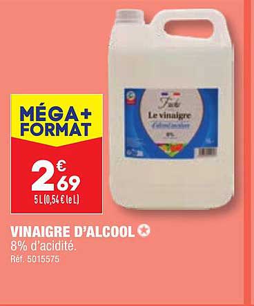 vinaigre d'alcool