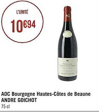 aoc bourgogne hautes-côtes de beaune andré goichot