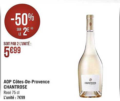 aop côtes-de-provence chantrose