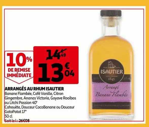Arrangés Au Rhum Isautier