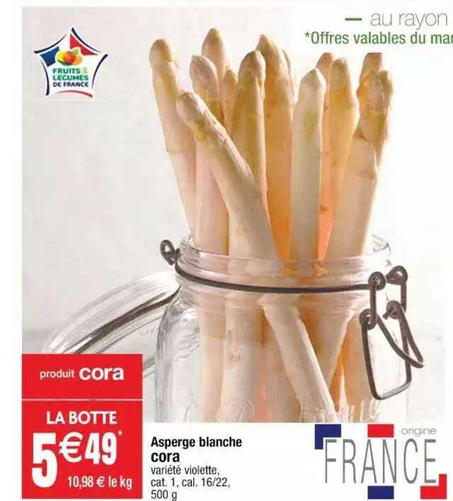 asperge blanche cora