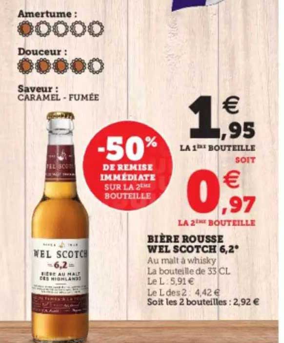 bière rousse wel scotch 6,2°