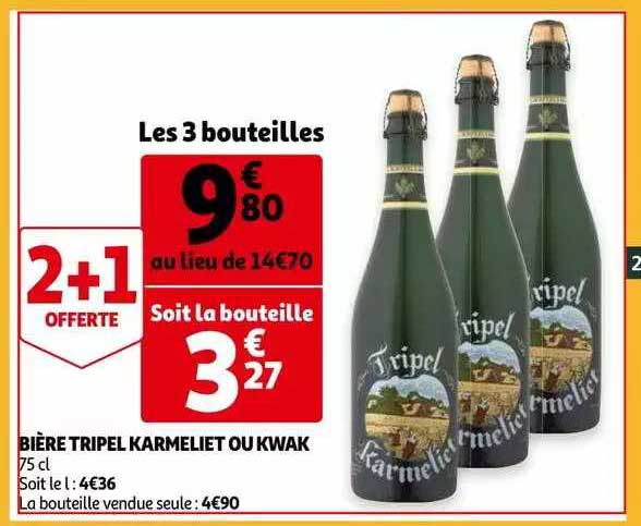 Bière Tripel Karmeliet Ou Kwak