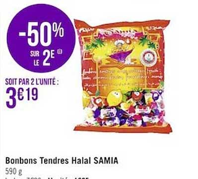 Bonbons Tendres Halal Samia