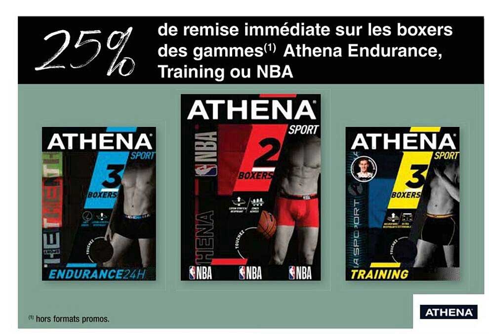 Boxers Des Gammes Athena Endurance, Training Ou Nba Athena
